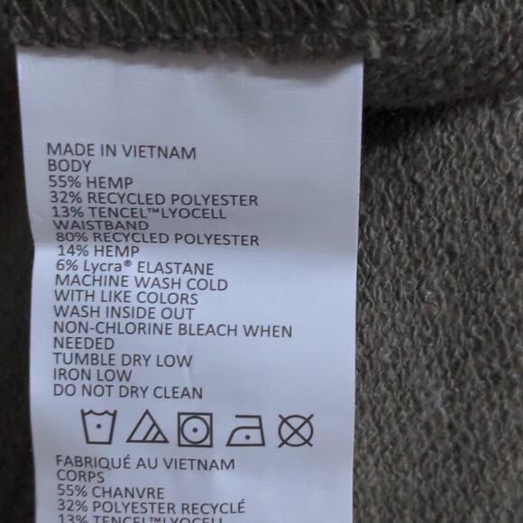 prAna Women's Cozy Up Ankle Pant Jogger Sweatpants UPF Sage Camo S - Picture 7 of 13